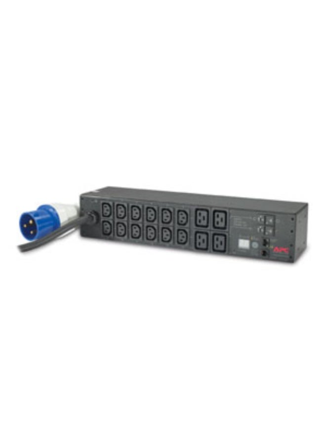 APC AP7822B | APC NetShelter Metered Rack PDU, 2U, 1PH, 7.4kW 230V 32A, x12 C13 and x4 C19 outlets, IEC 309 cord - Image 1
